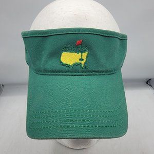 Masters American Needle Adults National Green Visor Strap Back Hat 100% Cotton